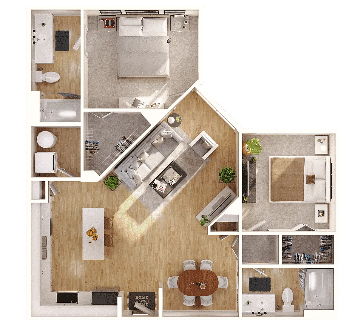 Floor plan B3