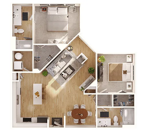 Floor plan B3