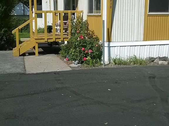 Siding and porch match.