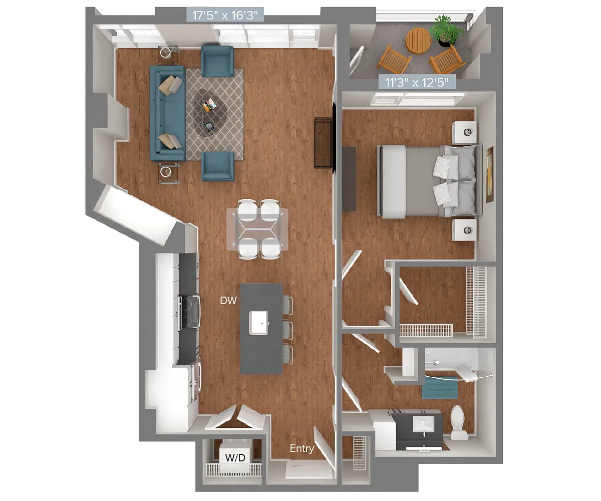 Floor plan A6-852S-1-1108