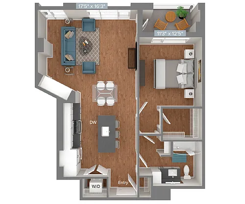 Floor plan A6-852S-1-1108