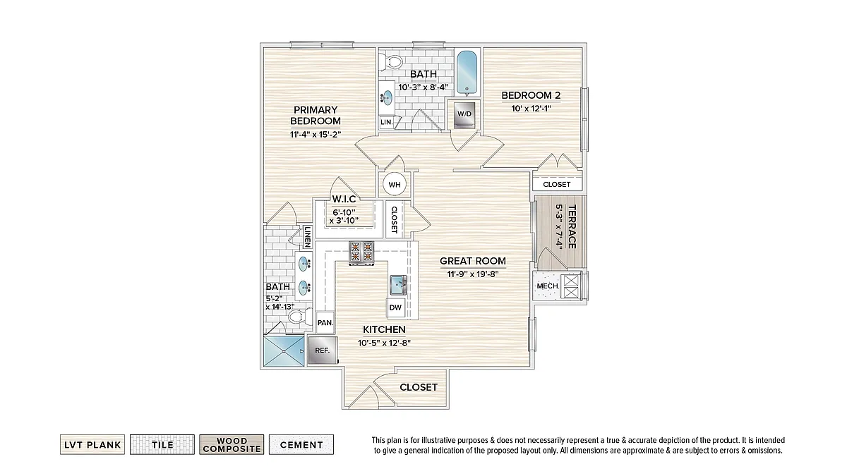 Floor plan The Easton (PG-E)