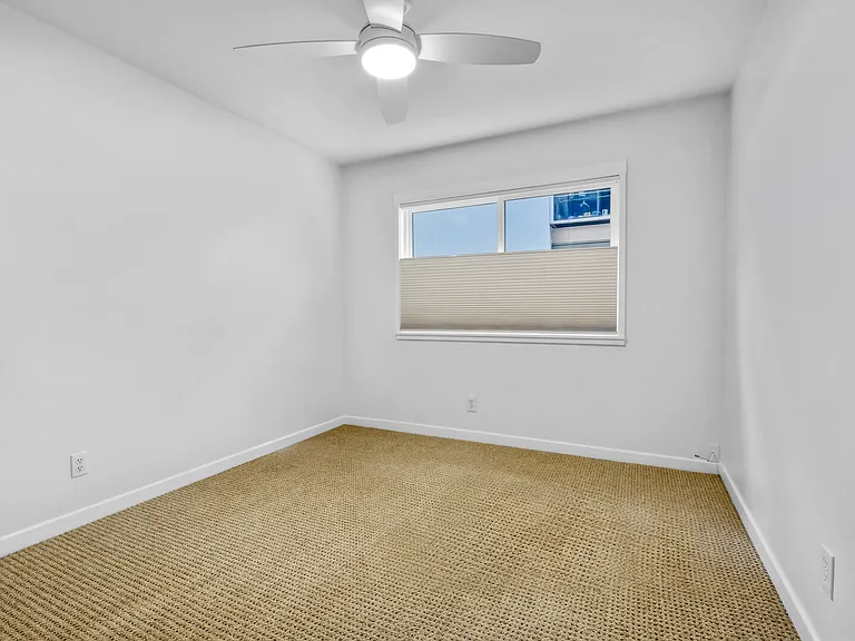 Black-out blinds for bedrooms can be opened from top or bottom.