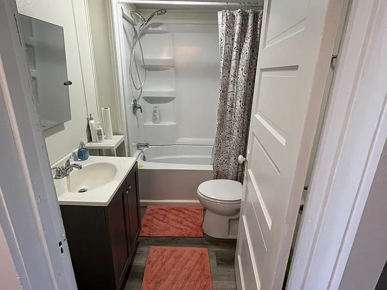 Full Bathroom has a tub and shower.