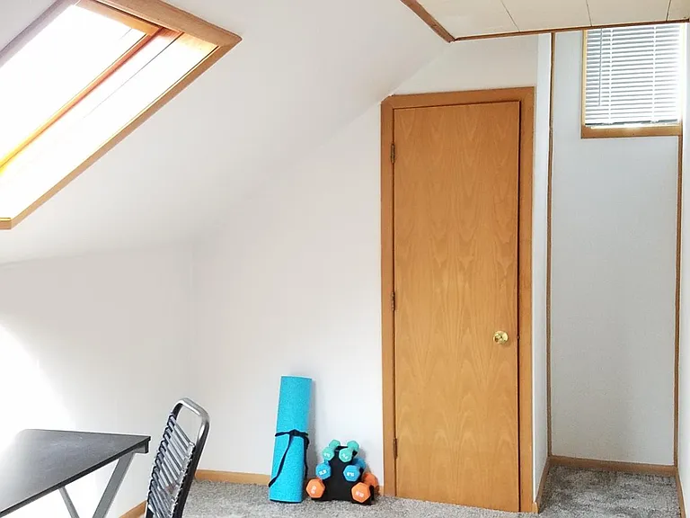Bonus room on 2nd floor with a roof window.