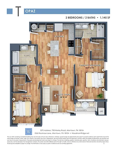 Floor plan Topaz