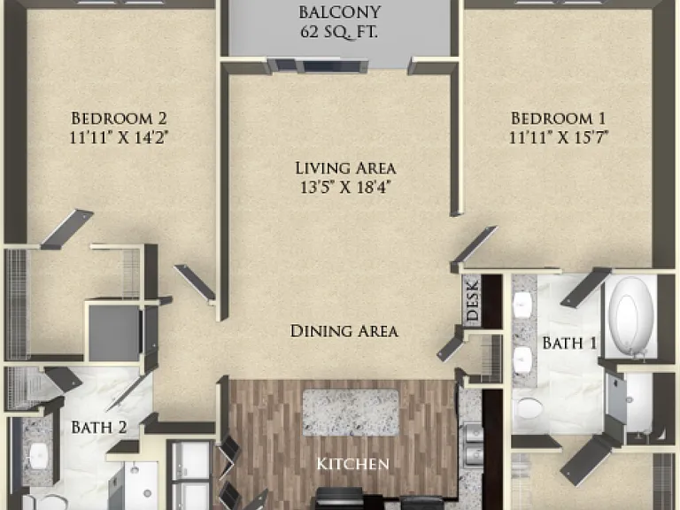 1105 Town Brookhaven Apartments — Photo 47