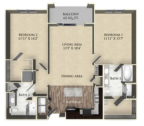 Floor plan B6
