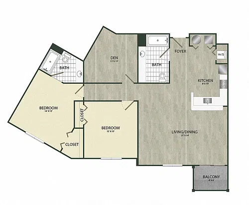 Floor plan 2C