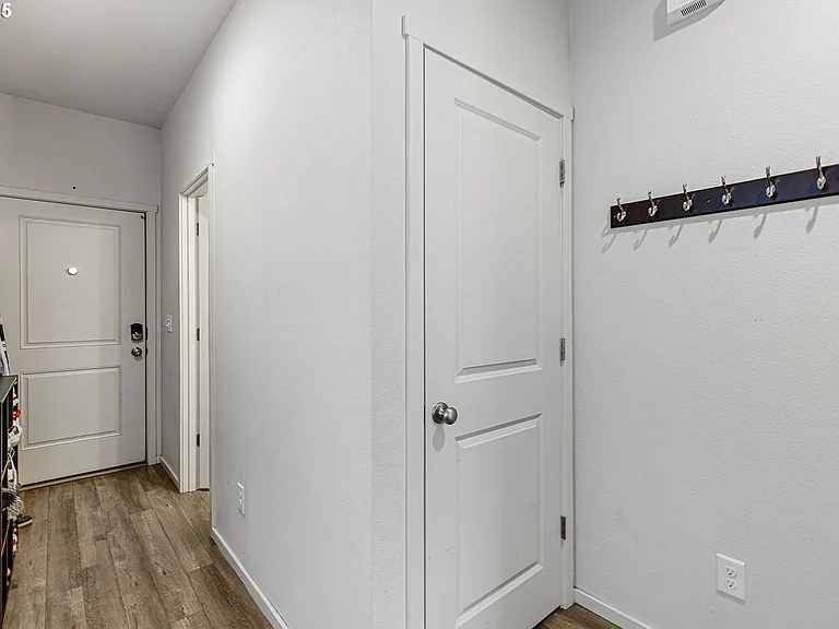 Downstairs closet