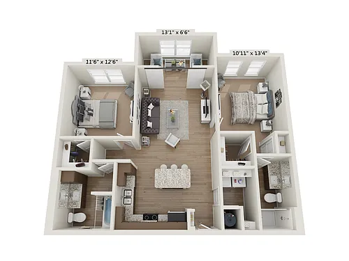 Floor plan 2BR