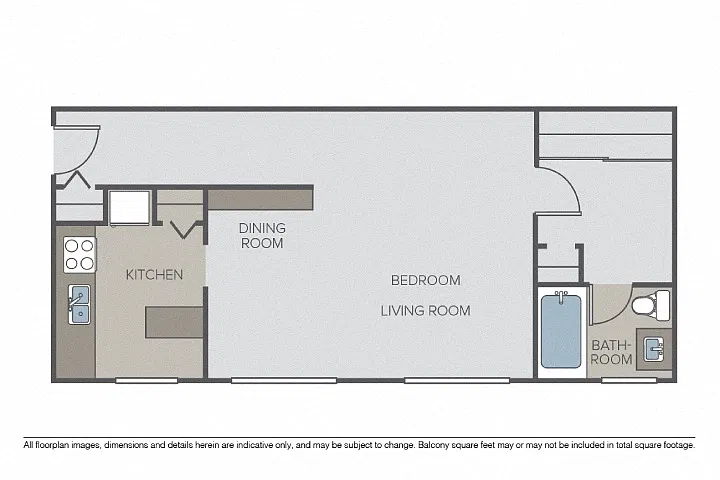 Floor plan Studio