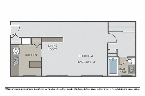Floor plan Studio