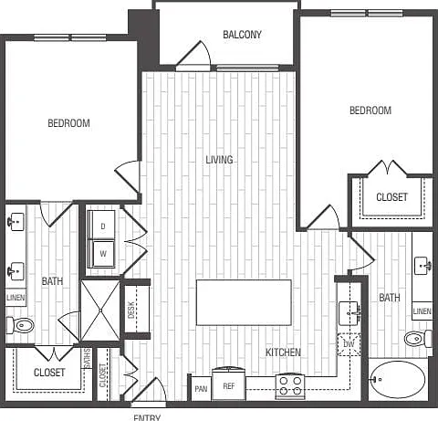 B1.3: 2bed 2bath B1.3: 2bed 2bath