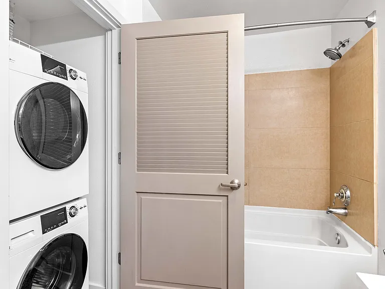 In-Home Laundry at 128 on State Apartments in Kirkland, WA 98033