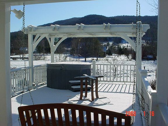 Deck on south side of house