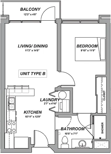 Floor plan B1