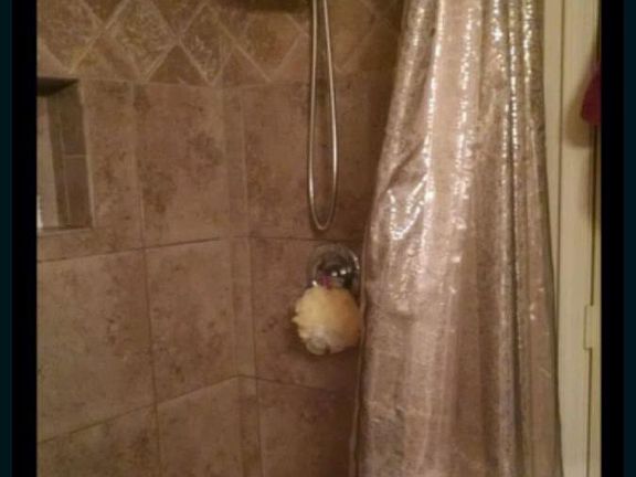 Master shower