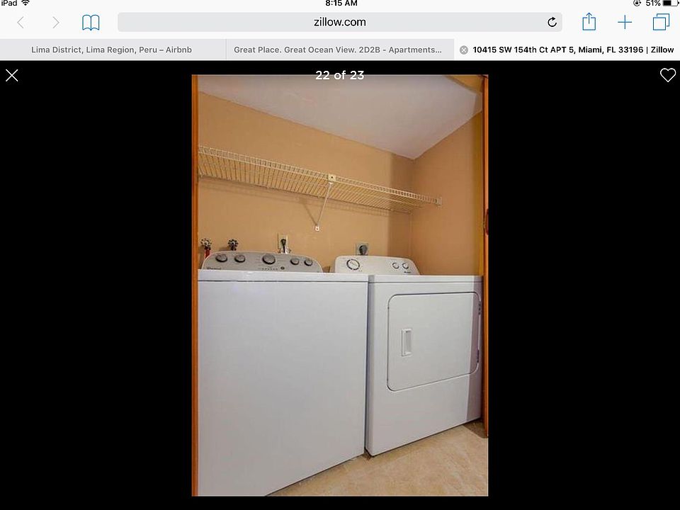 New washer and dryer in the house