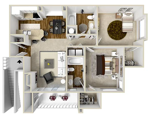 Floor plan B1