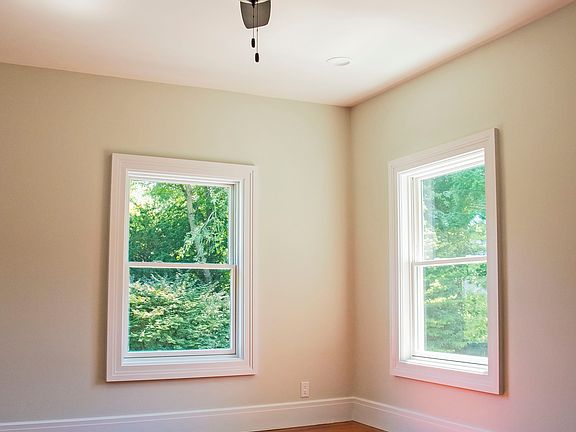 One of three bedrooms