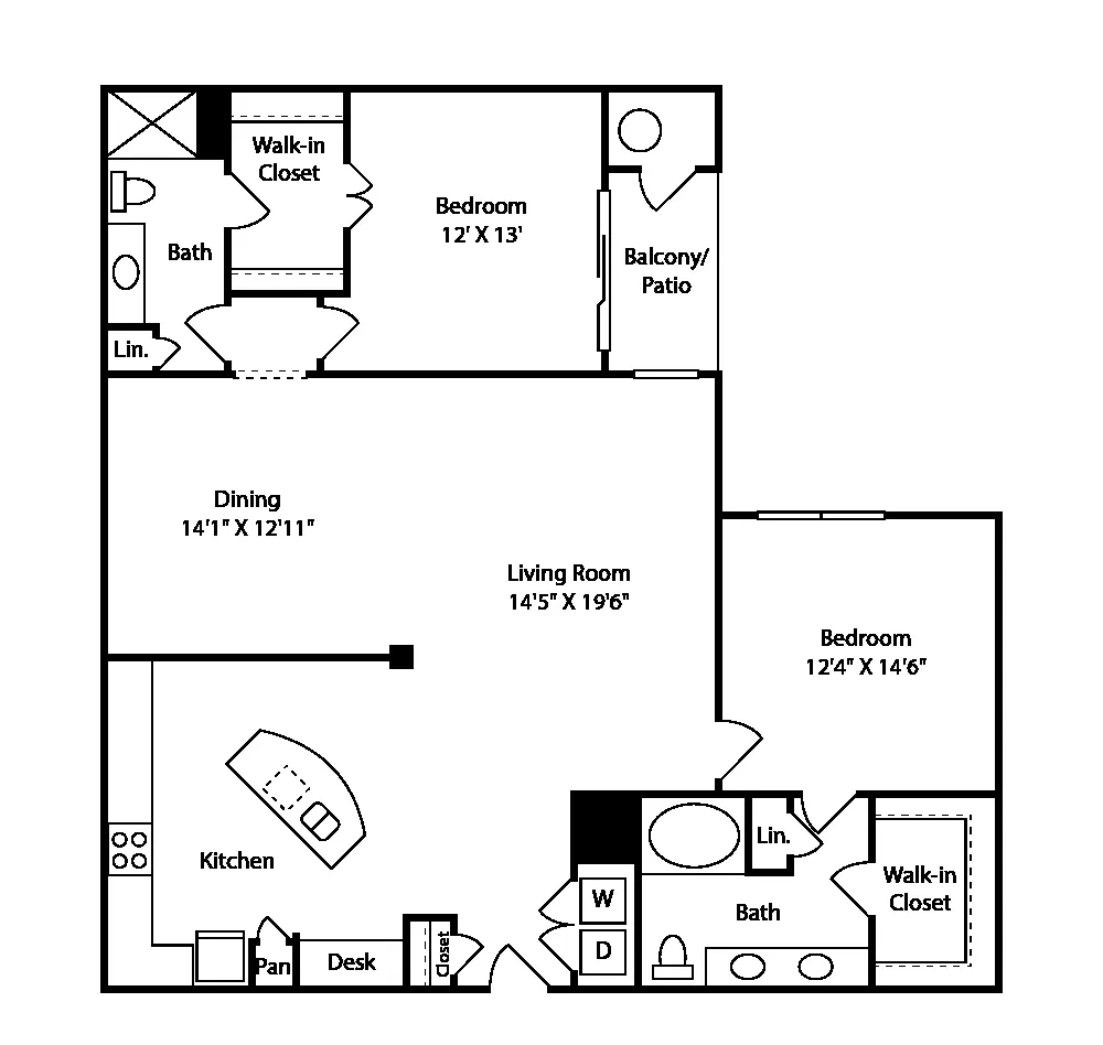 Floor plan B7