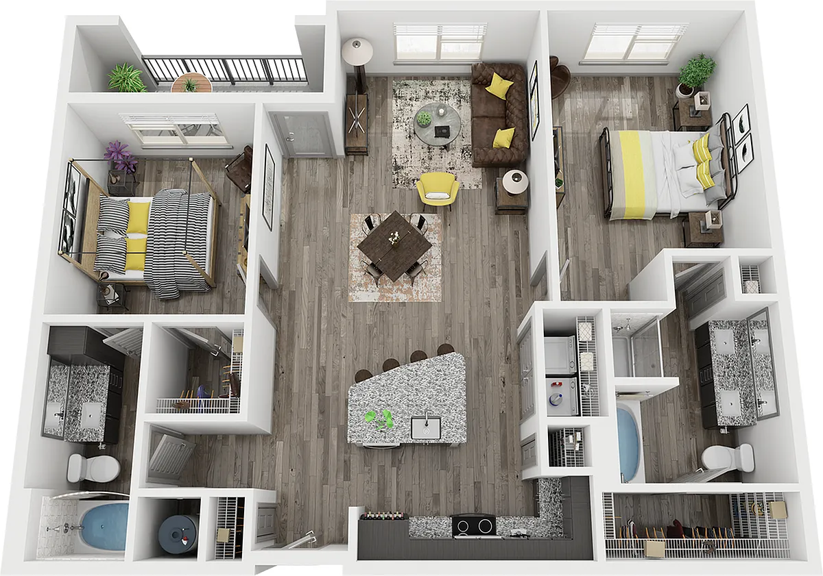 Floor plan B2D