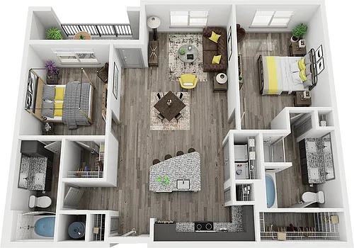 Floor plan B2D