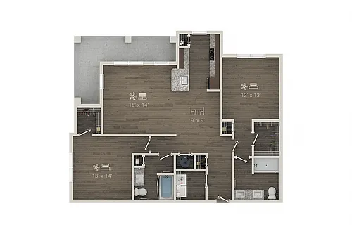 Floor plan B2