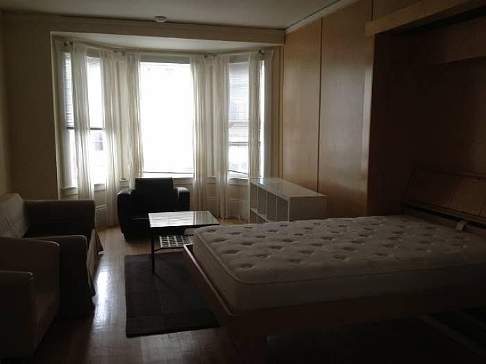 Living Room w/ Wall Bed