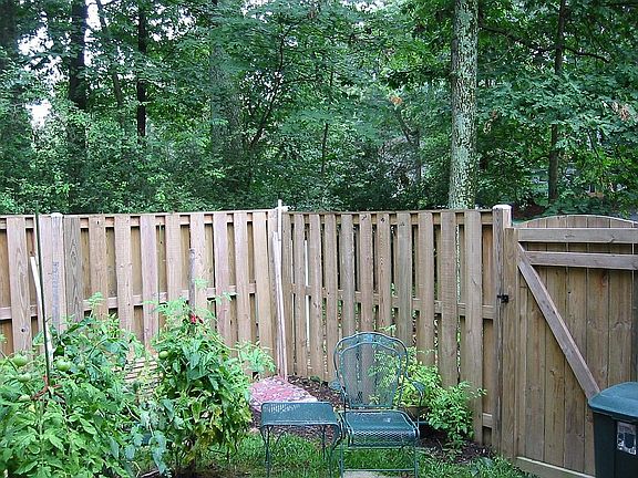 Private Fenced Back Yard