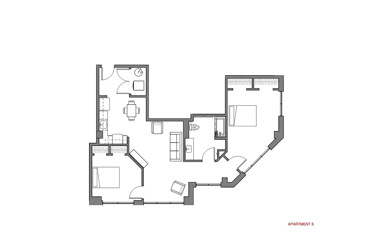 Floor plan Loft 6