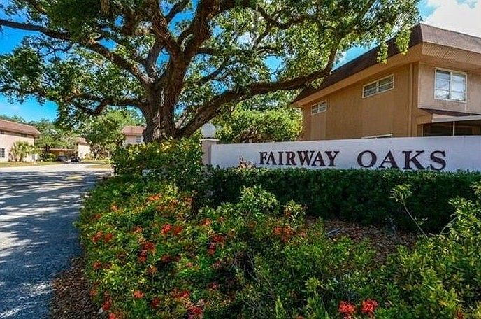 Entrance to Fairway Oaks Condominium - A Family Community