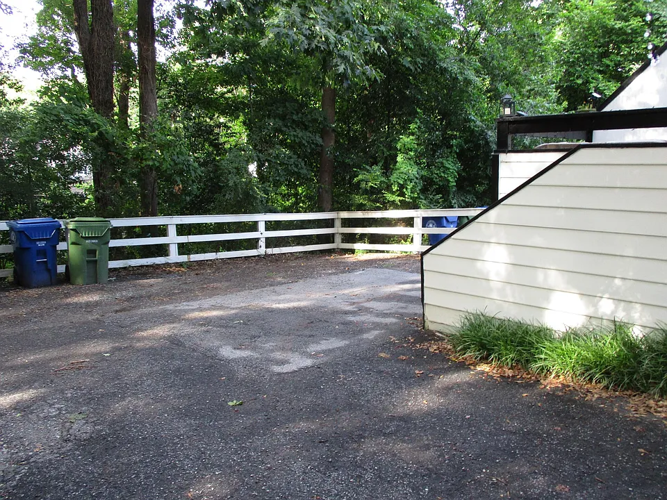 Private and safe parking area for duplex