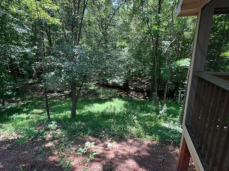 View from rear deck