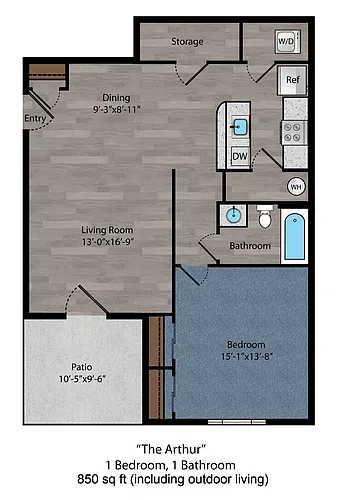 Floor plan The Arthur