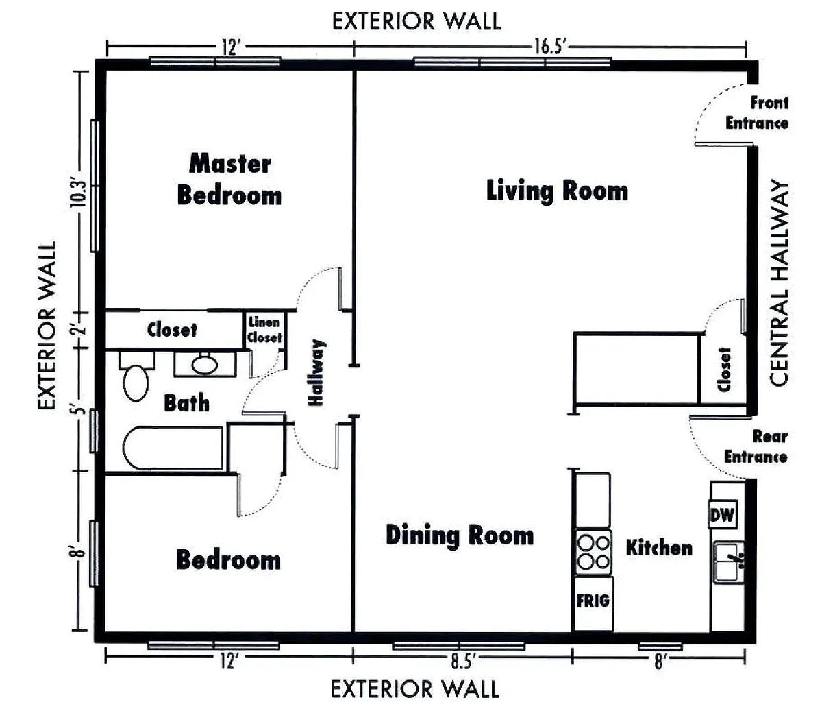 Floor plan Classic Style