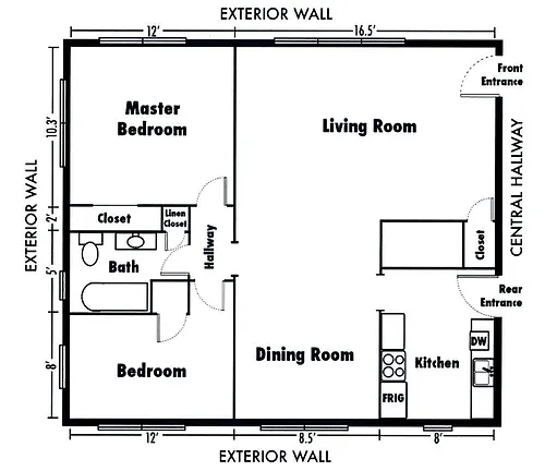 Floor plan Classic Style