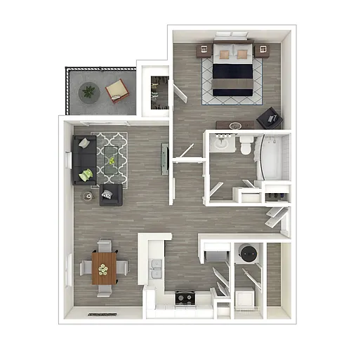 Floor plan 1 X 1