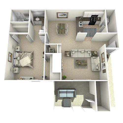 Floor plan The Aucilla