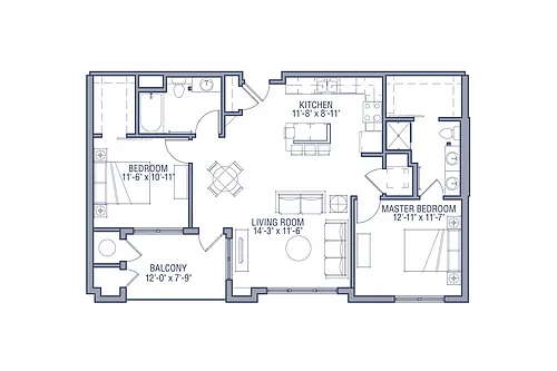 Floor plan B2