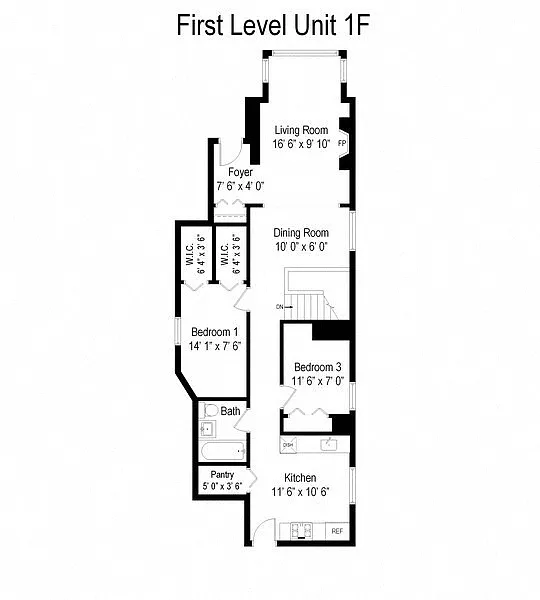 Floor plan 4 Bedroom - 3 Bathroom