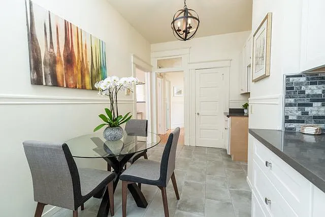 Dining / Kitchen / convivial next to breakfast nook ( behind).