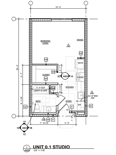 Floor plan Studio