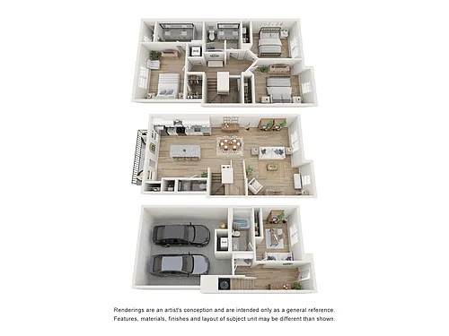 Floor plan Townhome 4