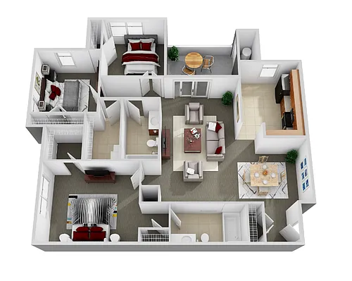Floor plan 3 Bedroom