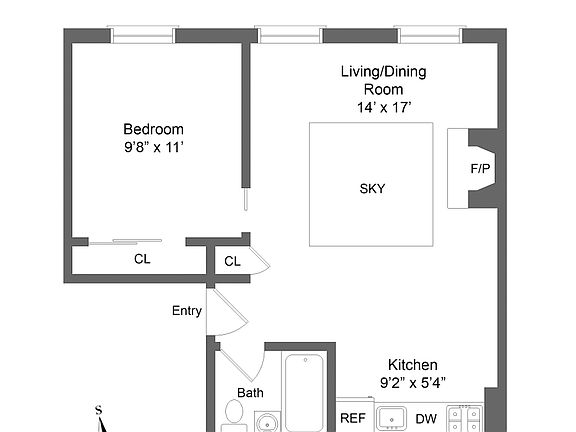 2nd image of 431 W 22nd St APT 3F