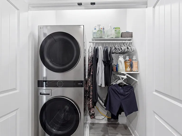 Laundry room on 3rd floor near Primary suite