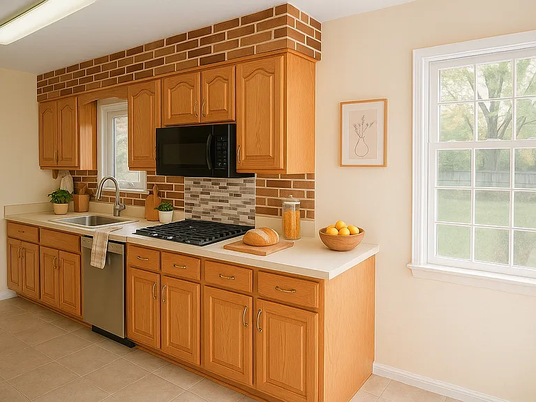 Virtually staged- Kitchen