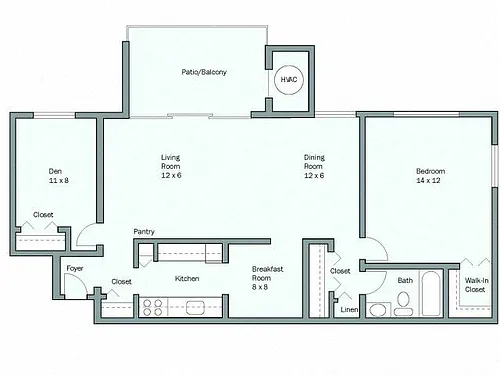 Floor plan Ashley - Den